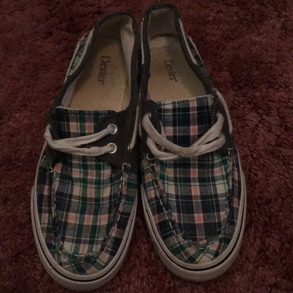 Plaid casual shoes